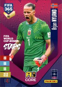Ørjan Nyland - Panini Adrenalyn XL FIFA 365 FIFA World Cup 2026 Stars 2026-27, Nr. 161