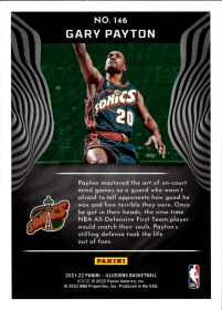 Gary Payton - Panini Illusions Base Set 2021-22, Nr. 146