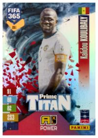 Kalidou Koulibaly - Panini Adrenalyn XL FIFA 365 Prime Titan 2026-27, Nr. 261 – Insert