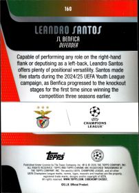 Leandro Santos - Topps Chrome UEFA Club Competitions Base Set 2025-26, Nr. 160 – Rookie Card
