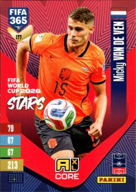 Micky van de Ven - Panini Adrenalyn XL FIFA 365 FIFA World Cup 2026 Stars 2026-27, Nr. 177