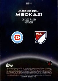 Mbekezeli Mbokazi - Topps Chrome MLS Wonderkids 2026, Nr. WK-18 – Rookie Card, Insert
