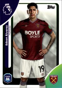 Edson Álvarez - Topps Match Attax Premier League Base Set 2025-26, Nr. 279