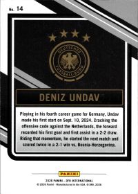Deniz Undav - Panini DFB International Base Set 2026, Nr. 14