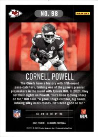 Cornell Powell - Panini Illusions Base Set 2021, Nr. 98 – Rookie Card