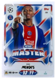 Nuno Mendes - Topps Match Attax UEFA Club Competitions Attax Master 2026-27, Nr. 338
