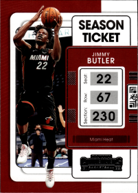 Jimmy Butler - Panini Contenders Season Ticket 2021-22, Nr. 53