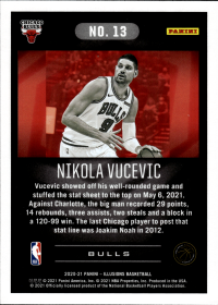 Nikola Vucevic - Panini Illusions Base Set 2020-21, Nr. 13