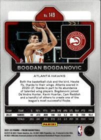 Bogdan Bogdanovic - Panini Prizm Base Set 2021-22, Nr. 149