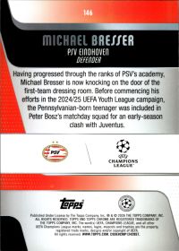 Michael Bresser - Topps Chrome UEFA Club Competitions Base Set 2025-26, Nr. 146 – Rookie Card