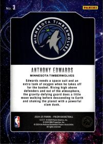 Anthony Edwards - Panini Prizm Deep Space 2024-25, Nr. 3