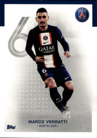 Marco Verratti - Topps Paris Saint-Germain Official Team Set 2023-24, Nr. 8