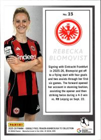 Rebecka Blomqvist - Panini Frauen-Bundesliga TC Collection Base Set 2025-26, Nr. 23