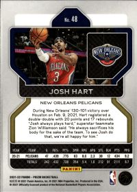Josh Hart - Panini Prizm Base Set 2021-22, Nr. 48