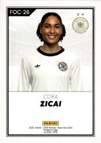 Cora Zicai - Panini DFB-Frauen Team-Set FOC 2025, Nr. FOC-26 – Insert
