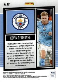 Kevin De Bruyne - Panini Score FIFA Base Set 2022-23, Nr. 181