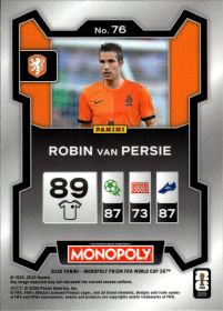 Robin van Persie - Panini Prizm Monopoly FIFA World Cup Base Set 2026, Nr. 76