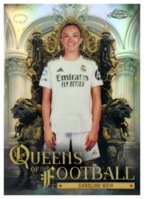 Caroline Weir - Topps Chrome UEFA Women's Champions League Queens of Football 2025-26, Nr. QF-4 – Insert