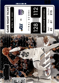 Donovan Mitchell - Panini Contenders Game Night Ticket 2021-22, Nr. 5