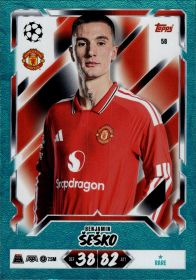 Benjamin Šeško - Topps Match Attax UEFA Club Competitions Base Set 2026-27, Nr. 58 – Rare