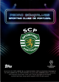 Pedro Gonçalves - Topps UEFA Club Competitions Showtime 2023-24