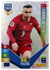 Kerem Aktürkoğlu - Panini Adrenalyn XL FIFA 365 Fan Favourites 2026-27, Nr. 451 – Insert