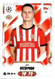 Joey Veerman - Topps Match Attax UEFA Club Competitions Base Set 2026-27, Nr. 375
