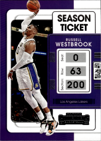 Russell Westbrook - Panini Contenders Season Ticket 2021-22, Nr. 52
