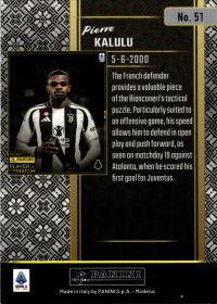 Pierre Kalulu - Panini Player of the Match Base Set 2024-25, Nr. 51