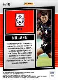 Min-Jae Kim - Panini Score FIFA Base Set 2022-23, Nr. 108