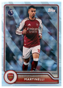 Gabriel Martinelli - Topps Flagship Premier League Base Set 2026-27, Nr. 31 – Blue Voltage Parallel