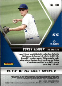 Corey Seager - Panini Mosaic Base Set 2021, Nr. 198