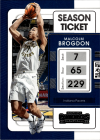 Malcolm Brogdon - Panini Contenders Season Ticket 2021-22, Nr. 90
