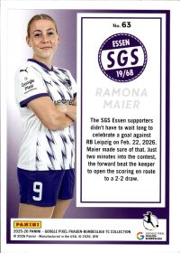 Ramona Maier - Panini Frauen-Bundesliga TC Collection Base Set 2025-26, Nr. 63