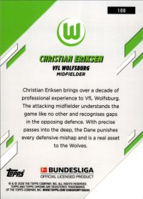 Christian Eriksen - Topps Chrome Bundesliga Base Set 2025-26, Nr. 100