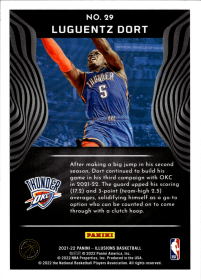 Luguentz Dort - Panini Illusions Base Set 2021-22, Nr. 29