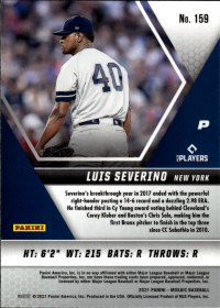 Luis Severino - Panini Mosaic Base Set 2021, Nr. 159
