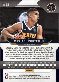 Michael Porter Jr. - Panini Prizm Base Set 2020-21, Nr. 86