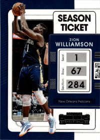 Zion Williamson - Panini Contenders Season Ticket 2021-22, Nr. 35