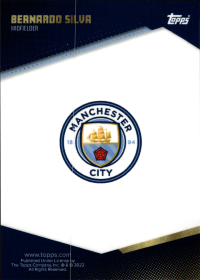 Bernardo Silva - Topps Manchester City Team Set Icons 2021-22