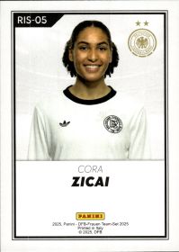 Cora Zicai - Panini DFB-Frauen Team-Set RIS 2025, Nr. RIS-05 – Insert