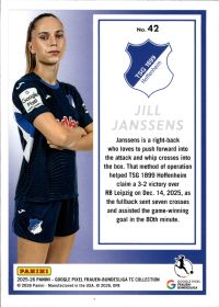Jill Janssens - Panini Frauen-Bundesliga TC Collection Base Set 2025-26, Nr. 42