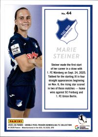 Marie Steiner - Panini Frauen-Bundesliga TC Collection Base Set 2025-26, Nr. 44