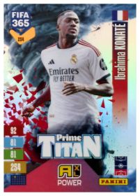 Ibrahima Konaté - Panini Adrenalyn XL FIFA 365 Prime Titan 2026-27, Nr. 254 – Insert