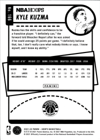 Kyle Kuzma - Panini Hoops Base Set 2021-22, Nr. 166