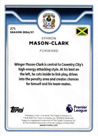 Ephron Mason-Clark - Topps Flagship Premier League Base Set 2026-27, Nr. 271 – Rookie Card