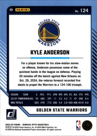 Kyle Anderson - Panini Donruss Optic Base Set 2024-25, Nr. 124