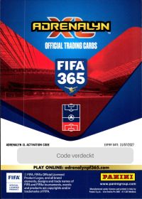 Iván Córdoba - Panini Adrenalyn XL FIFA 365 Fan Favourites 2026-27, Nr. 367 – Blue, Insert