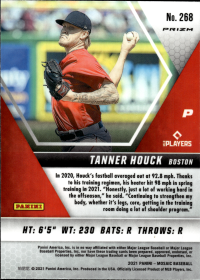 Tanner Houck - Panini Mosaic Base Set 2021, Nr. 268 – Rookie Card, Reactive Red