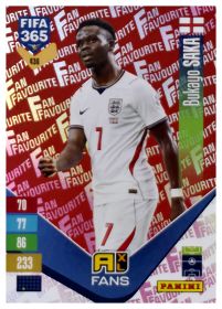 Bukayo Saka - Panini Adrenalyn XL FIFA 365 Fan Favourites 2026-27, Nr. 436 – Red, Insert
